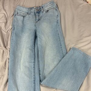 SO Light Blue Women's Straight Leg Jeans